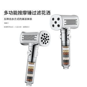 Cabezal de Ducha Presurizado Tomahawk TDS4150 con Filtro Purificador de Agua, Antibacteriano, Desclorante y Embellecedor de la Piel, Portátil - Product Image 2