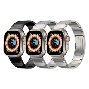 CM <span class=keywords><strong>Bracelet</strong></span> en acier inoxydable léger en alliage de titane avec nouvelle boucle pour <span class=keywords><strong>Apple</strong></span> <span class=keywords><strong>Watch</strong></span> - Product Image 5