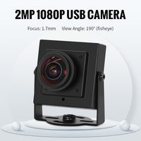 3200 OV2710 1080P Mini Cámara Industrial USB 1,7mm 190 grados ojo de pez lente de enfoque fijo 30fps Mjpg HD equipo electrónico