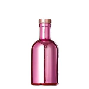 Recycelbares leeres Glas mit schwerer Basis Wodka Whiskey-Flaschen 200 ml 500 ml Super-Flint-Glas Bier-Lkw.-Spirit-Flaschen mit T-Kork