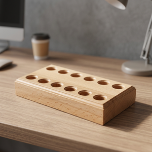 Support à pinces en bois de qualité supérieure pour 12 outils de bijouterie, collection et vente en gros à bas prix SUNTOOLS/STIPL - Product Image 5