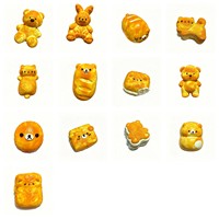 Jouets Squishy en silicone, modèles animaux et pains, doux, sensoriels, anti-stress, qualité alimentaire, pour paniers de Pâques, fourniture pour revendeurs, assortiment varié