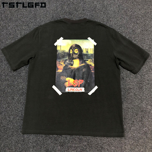 เสื้อยืดวินเทจสำหรับผู้ชายเสื้อโอเวอร์ไซส์ผ้าฝ้าย100% ซักได้พิมพ์ลายกรดหินโอเวอร์ไซส์เป็นมิตรกับสิ่งแวดล้อม - Product Image 4