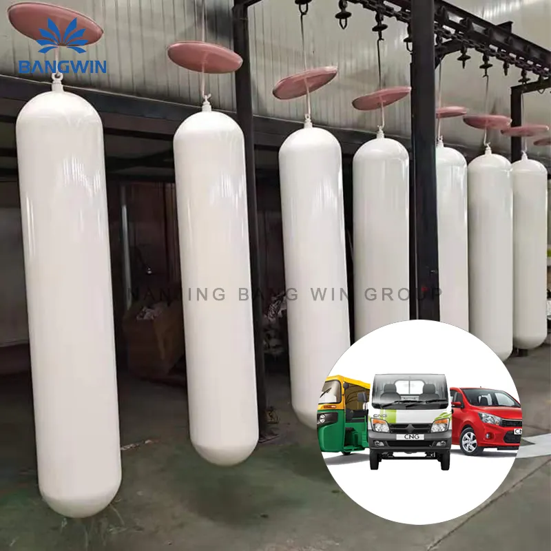 Kích cỡ khác nhau cng thép xi lanh giá gas giấy chứng nhận xi lanh lưu trữ ngv bình nhiên liệu Thác bể 200bar để bán