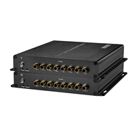 8-Kanal RCA Audio-über-Glasfaser-Konverter Einzelmodus Einzelfaser 20KM FC-Anschluss