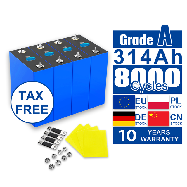 314Ah MB31 Brand New Grade a 3.2V LiFePO4 Zelle Fur Solar Speicher Hausspeicher Akku EU Lager DDP Lieferung Deutschland