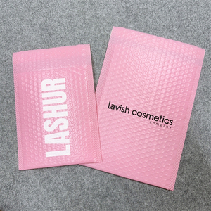 Biểu tượng tùy chỉnh bong bóng bưu phẩm Poly phong bì bao bì tái chế thân thiện với môi Bưu Chính vận chuyển túi màu hồng độn bọc gửi thư Túi - Product Image 2