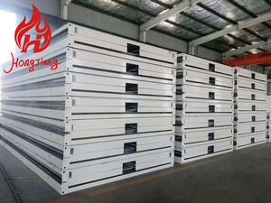 Casa Contenedor de Acero Plegable Lista para Usar, Prefabricada, Temporal, Moderna, con Certificación CE, para Hotel, Almacén, Dormitorio, Campamento, Oficina - Product Image 5