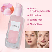 Crème hydratante de nuage rose brillant de pastèque de marque privée