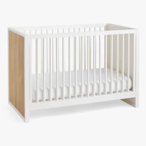 Cuna Convertible para Bebés y Niños Pequeños, Materiales Sostenibles No Tóxicos, 3 Alturas Ajustables, Cama de Madera para Bebé - Product Image 2