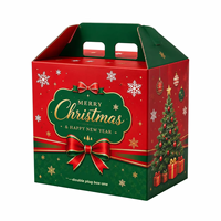 Boîte cadeau de Noël personnalisable en forme d'avion, tiroir de rangement, estampage or, emballage de fêtes pour mini-bouteille, chocolat, ensemble de cigares
