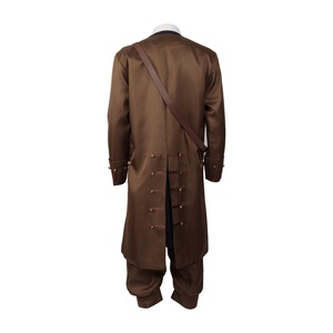 Costumi da Pirata <span class=keywords><strong>Jack</strong></span> <span class=keywords><strong>Sparrow</strong></span> per Uomo Adulto, Abiti per Cosplay TV e Film, Gilet e Top con Design Stampato per Halloween e Carnevale - Product Image 3