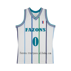 Maillot de basket-ball rétro vintage personnalisé gilet de joueur classique respirant vêtements de sport décontractés pour les matchs de club OEM disponible - Product Image 1