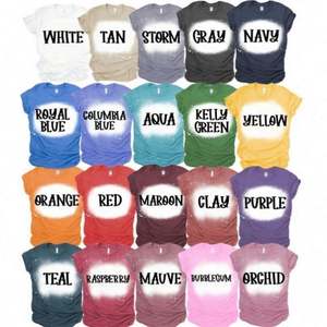 Camisetas Personalizadas con Efecto Decolorado para Sublimación, Camisetas Decoloradas - Product Image 2