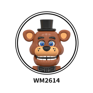 WM6170 <span class=keywords><strong>FNAF</strong></span> Five Nights at Freddy's Chica Mike Abby Spring Bonnie Golden Freddy Foxy Mini Blocs de Construction Éducatifs pour Enfants - Product Image 4