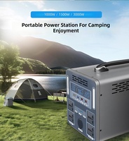 Station d'alimentation solaire portable pour le camping 000W/1500W/3000W, générateur extérieur avec panneau solaire, alimentation de secours pour camping-car et excursions en camping