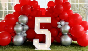 Letras Luminosas LED, Número Personalizado, Logotipo Gigante, Letreros Luminosos con Números Grandes para Exteriores, para Fiestas - Product Image 2