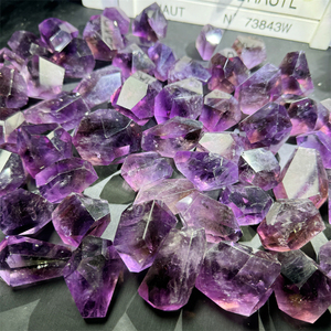 Venta al por mayor Cristales Piedras Cristal de alta calidad Artesanía Amatista natural Forma libre para regalos - Product Image 4