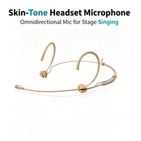 Microphone filaire Dr.MIC MS-10 pour la scène, à condensateur omnidirectionnel, avec suppression du bruit, XLR, pour le chant