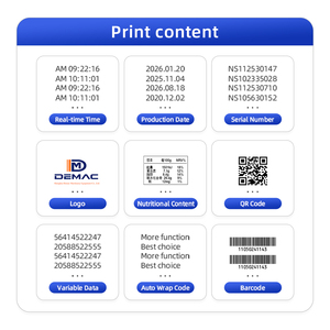 DEMAC DM-C30 High Productivity <strong>CO2</strong> Laser Printer Paper Printing Touch Screen Coding Machine for Paper Box Packaging - Product Image 5