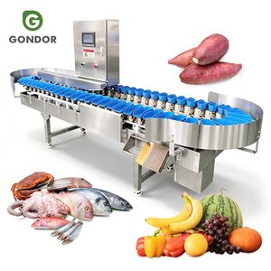 Máquina Clasificadora Automática de Frutas y Pescados por Peso: Camarones, Manzanas, Ostras, Mangos, Pescado, Patatas y Naranjas - Product Image 1