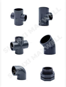 Pn16 סוג תעשיית פלסטיק <span class=keywords><strong>pvc</strong></span> upvc upvc אביזרי צינור 90 מעלות המרפק - Product Image 6