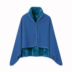 Custom Stock Multifunctional Shawl Blanket for Nap Dual-Use Leg <b>Cover</b> Office Cape Thickened <b>Sofa</b> <b>Throw</b> Blanket - Product Image 2