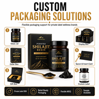Résine de Shilajit Purifiée Marque Privée Rainwood – Emballage en Pot OEM – Complément Bien-être