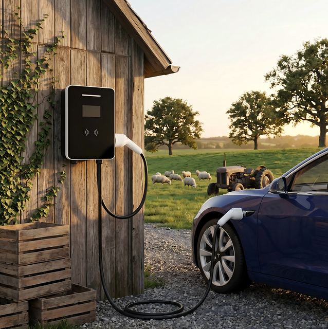 OEM ODM Supported 7kW 11kW 22kW EV Charger Station Custom Logo Cable Length AC Wallbox Electric Vehicle Smart EVSE Charger