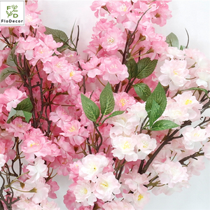 Ramas de Flores de Cerezo Artificiales de Alta Calidad de 94 cm, Flores de <span class=keywords><strong>Primavera</strong></span> de Seda en Blanco, Rosa, Amarillo y Azul - Product Image 4