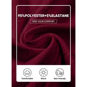 2025 sudadera informal de manga larga antiarrugas para hombre, patrón de punto Jacquard con cuello redondo para invierno - Product Image 4