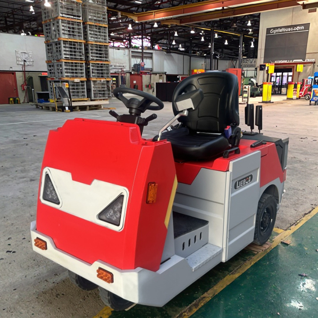 New Electric Tow Tractor Tugger 3 Wheel 24V Lithium Battery Motor for Restaurant Manufacturing Plant & Retail Use