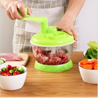 Râpe à tambour multifonctionnelle en acier inoxydable avec poignée, presse-ail et robot culinaire écologique pour légumes