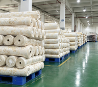 Ventes Flash Usine : Tissu Jacquard Brocart Tissé de Poids Moyen, Teint en Fil, Motif Dobby à Pois, Anti-Boulochage, Résistant à l'Abrasion, 100%