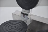 Nueva Máquina Eléctrica Comercial de Doble Cabezal para Rollos de Pollo y Panqueques de Huevo, 220V, de Acero Inoxidable de Grado Alimenticio, Ajustable