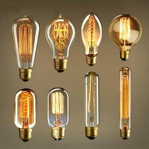 C35 A60 ST64 G80 G95 G125 T30 T45 Vintage Dekoration 25W 40W 60W Spiral Eichhörnchen Käfig Filament Glühlampe <span class=keywords><strong>Edison</strong></span> Birne - Product Image 1
