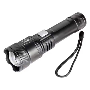 2026 Outdoor Tactical Torch <b>Flashlight</b> Powerful <b>LED</b> USB Rechargeable Camping Light with ABS Body Waterproof - Product Image 6