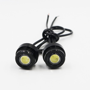 Luces diurnas para coche, intermitentes, luces modificadas para coche, luces para matrícula de motocicleta, luces de alta luminosidad de 23 mm tipo ojo de águila. - Product Image 2