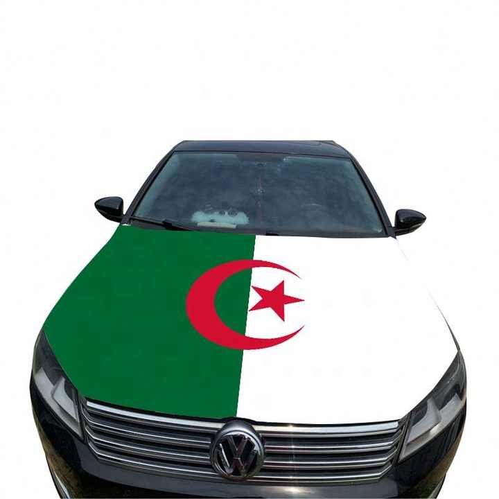 Aozhan  Custom All Country Car Hood Cover  Elastic Spandex Fabrics 120*150Cm  Mexico Car Mirror Cover, Car Flag