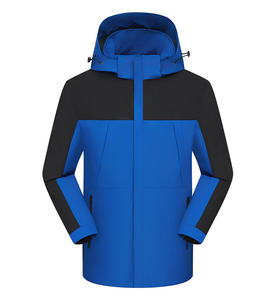 YZ Durable Construction Waterproof Windproof Stand Collar Zipper Closure Shell <strong>Cycling</strong> <strong>Jacket</strong> <strong>Men</strong> Women Hiking Camping Travel - Product Image 3