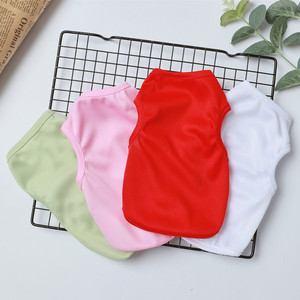Vestes sans manches en gros à bas prix, t-shirts vierges pour animaux de compagnie - Product Image 1
