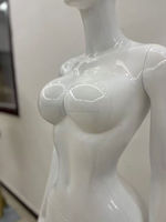 Nouveau mannequin de présentation en plastique ABS pour bijoux, taille plus, taille cintrée, femme, pose debout, avec support de tête