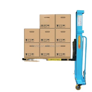 2025 Newest Automatic Loading Forklift Hydraulic Forklift Electric <strong>Pallet</strong> <strong>Stacker</strong> Lifting Height 1.6m Automatic Loading <strong>Stacker</strong> - Product Image 6