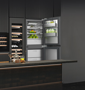 Refrigerador Empotrado de 280L, Acero Inoxidable, Doble Puerta, Sin Escarcha, Compresor de Eficiencia Energética Grado 1, para Hotel y Hogar - Product Image 2