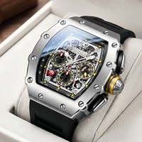 Montre Homme Luxe Tendance Design Tonneau Classique Marque ONOLA Multifonctionnelle Quartz Étanche Modèle ON6826