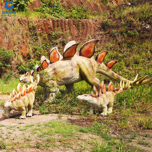 SGAD032 Model keluarga dinosaurus simulasi dinosaurus ukuran nyata pabrik dinosaurus animatronik profesional untuk pameran