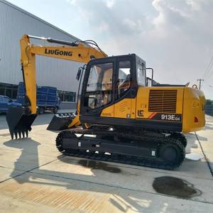 Liugong 913E เครื่องขุดตีนตะขาบขนาดเล็ก13ตันเครื่องยนต์คัมมินส์ผลิตจากจีนมีคุณสมบัติ CLG913EG4 - Product Image 4
