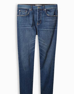 جينز نسائي بمقاسات كبيرة، بنطلون جينز ضيق مخصص للنساء بخصر متوسط، مصنوع من السباندكس/القطن المغسول، متوفر بالجملة - Product Image 1