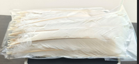 Plumes de dinde naturelles blanches Yolan en gros, 8-10 pouces, en vrac pour accessoires de vêtements décoratifs de festival, MOQ 50 pièces