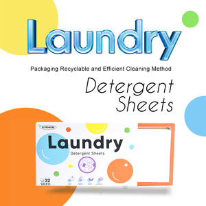 Hojas de detergente <span class=keywords><strong>para</strong></span> <span class=keywords><strong>ropa</strong></span> superconcentrado con logotipo personalizado, tiras de lavandería ecológicas <span class=keywords><strong>para</strong></span> manchas fuertes, sin almidón - Product Image 2